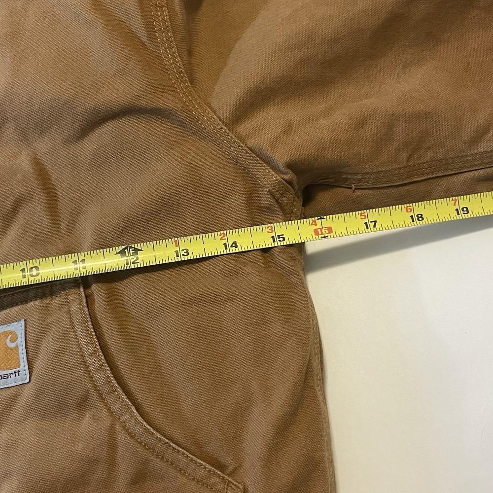 Carhartt Jacket Hooded Quilt Lined Canvas Work Wear Kids Youth XS - Picture 12 of 16